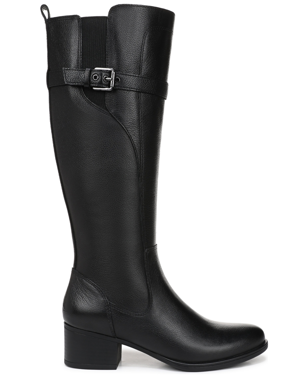 Naturalizer Womens Kenna Knee High Boots Regular Wide Calf Extra Wide Calf In Black