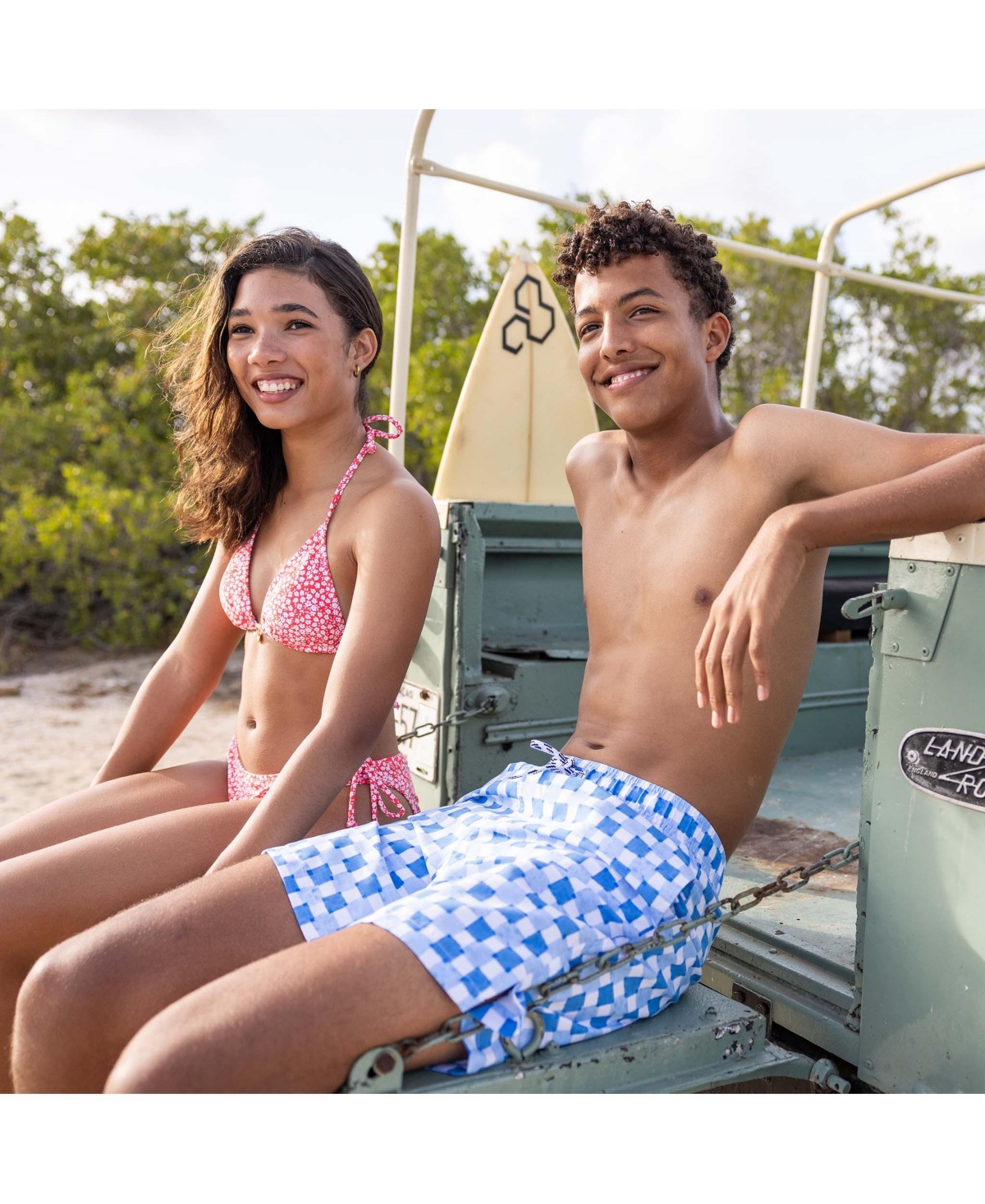 Snapper Rock Little Boys 4-20 Ocean Grid Swim Short