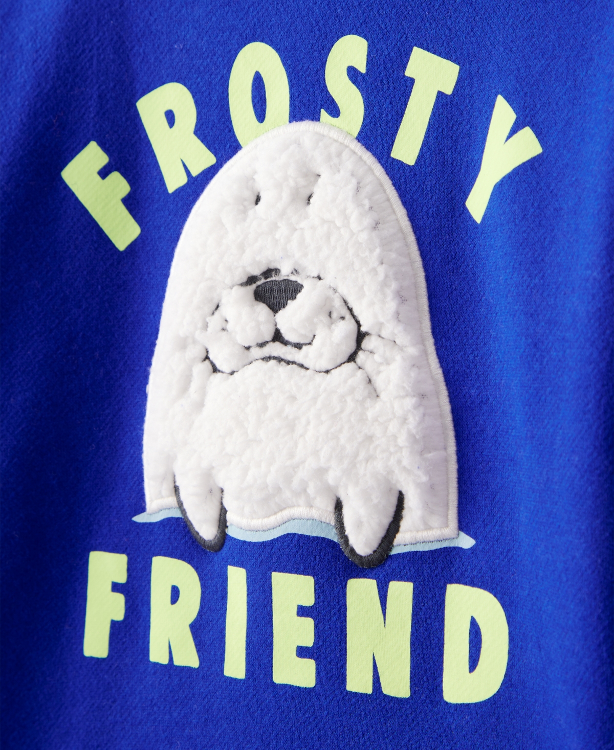 Carter's Boys Toddler 2t-5t Daydream Walrus Pull-on Sweatshirt In Blue