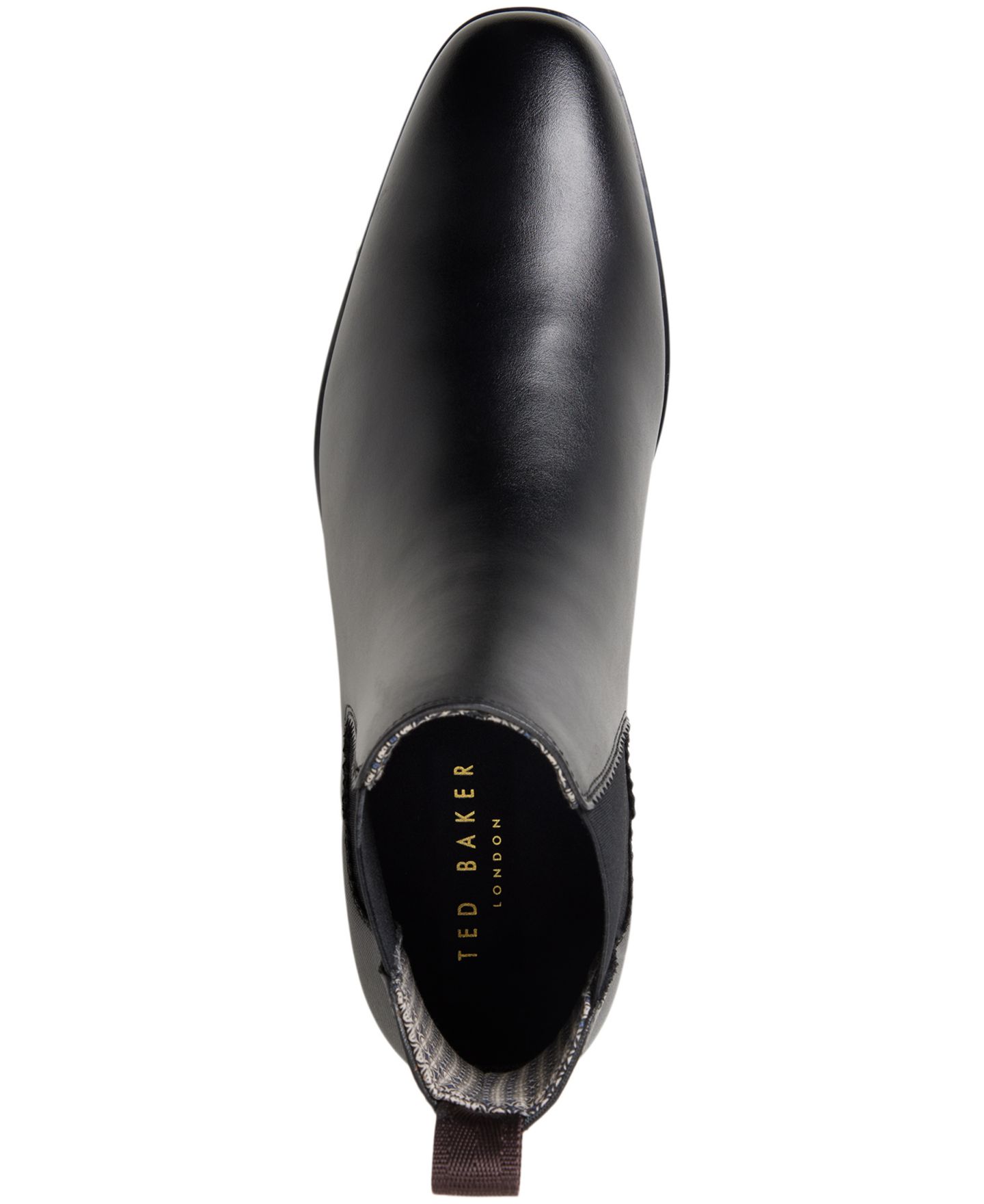 Мужские ботинки Ted Baker Norwich Round-Toe, цвет: Чёрный — фото 4