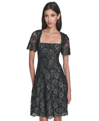 Women's Square Neck Mini Dress