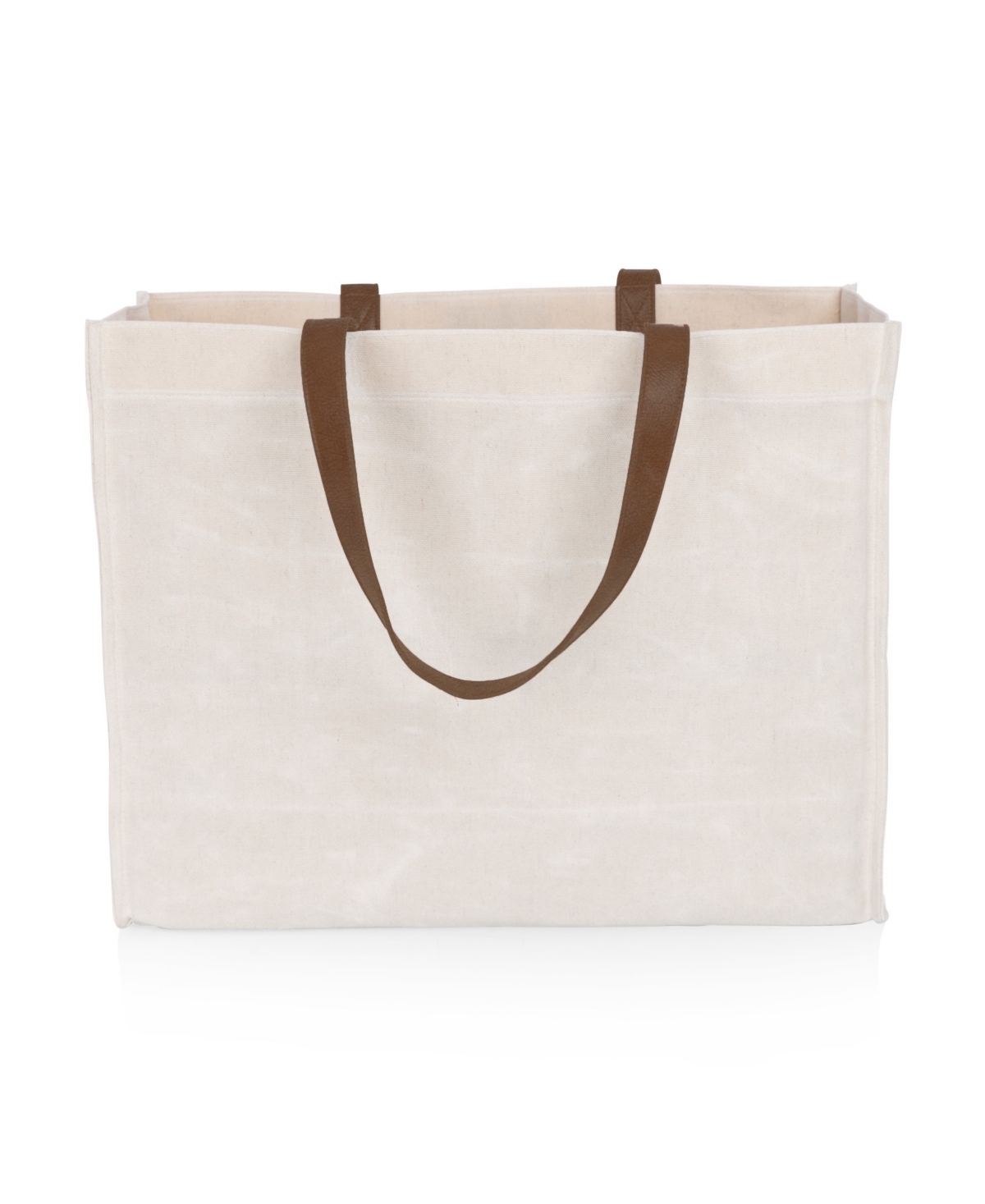 Oniva Market Waxed Canvas 14.75" Travel Tote In Sand