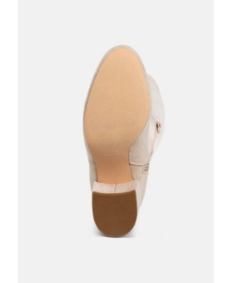 Womens Liama Minimal Drawstring Detail Knee-High