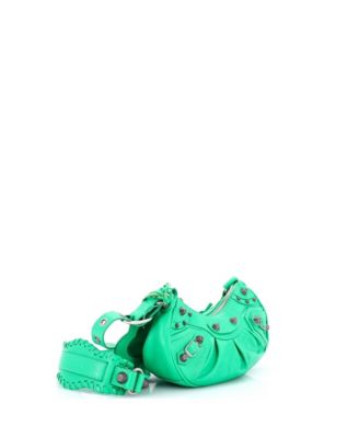 XS Le Cagole Giant Studs Shoulder Bag Leather