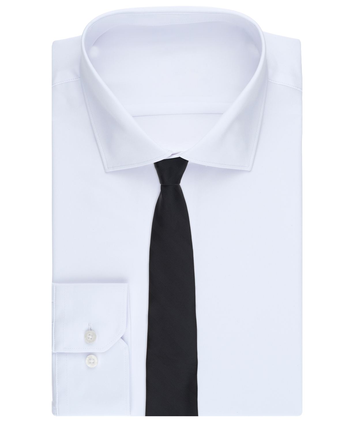 Club Room Men's Warren Stripe Solid Tie, Macy's Exclusive