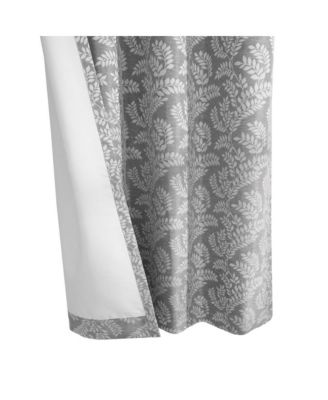 Patricia Blackout Providing Absolute Privacy Minimal Look to Any Room Grommet Curtain Panel 52" x 84" Silver