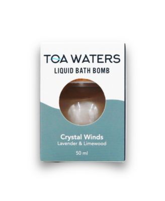 Crystal Winds Liquid Bath Bomb - Lavender and Lime Wood, 50 ml