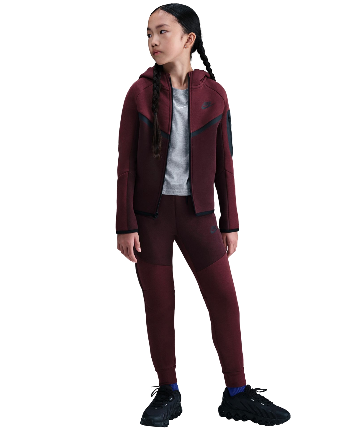 Nike Big Boys Sportswear Full-Zip Tech Fleece Hoodie