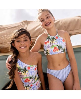 Big Girls Ciao Paradiso One Shoulder Swimsuit