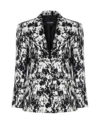Women's Printed Double Breasted Jacket