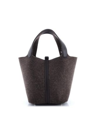 MM Picotin Lock Bag Felt with Leather