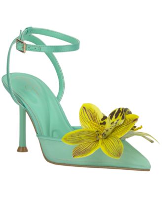 Women's Vilyria Orchid Embellished Mid-Heel Pumps