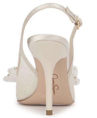 Women's Lavilra Bow Mesh Slingback Pumps