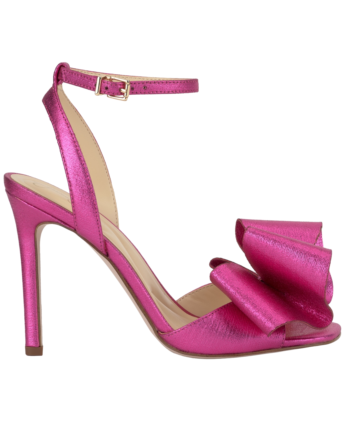 Jessica Simpson Women's Olivine Bow High-heel Stiletto Dress Sandals In Pink