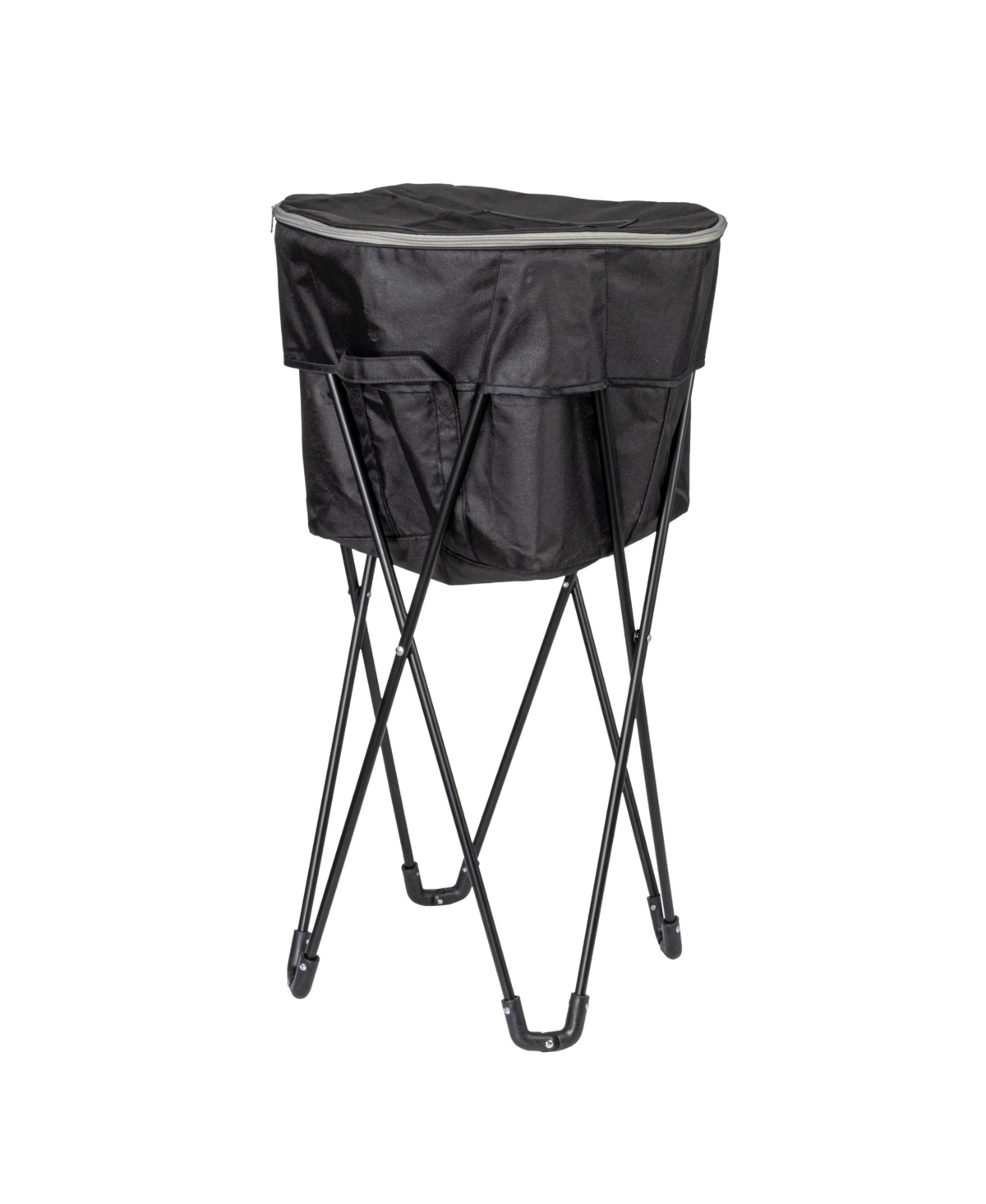 Household Essentials Thermal Standing Cooler with Travel Bag, Black