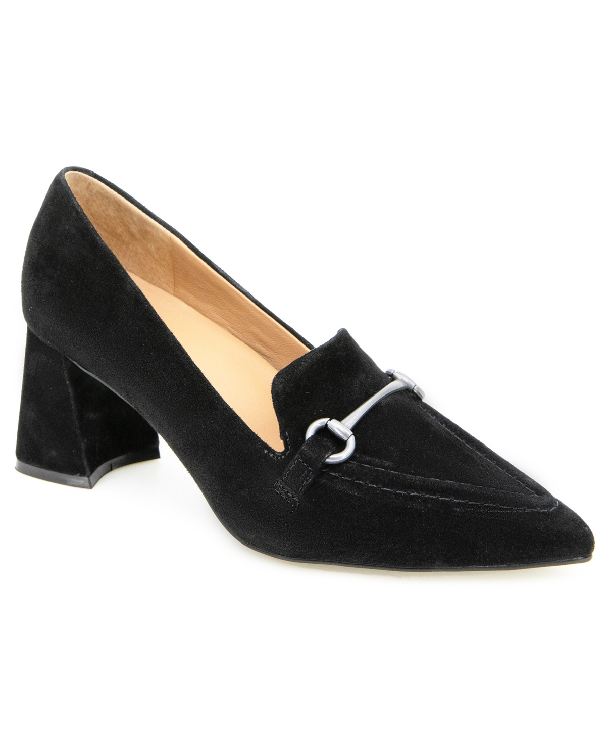 Gentle Souls Women's Dionne Pointy Toe Loafers In Black