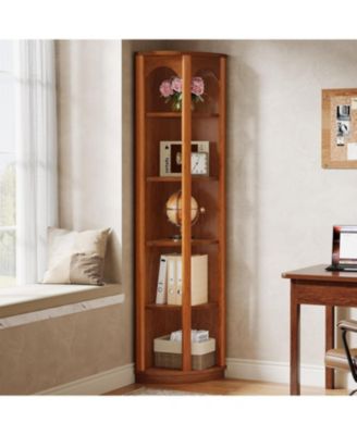 67" 1-Pc. 5-Tier Corner Kitchen Pantry Shelf with Unique Shape