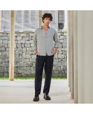 Men's Icy Blue Bi-Check Shirt