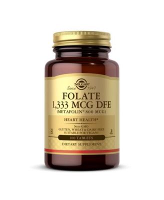 Solgar Folate as Metafolin 800 mcg 100 Tabs 18$