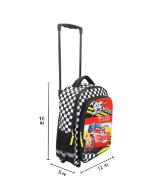 Cars Pixar Cars Lightning McQueen 95 16" Rolling Travel Backpack