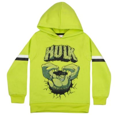 Big Boys The Hulk 2 Piece Fleece Hoodie and Pants Set
