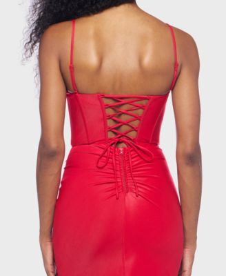 Juniors' Shimmer Sleeveless Dress