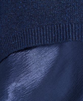 Women's Crewneck Slip Dress with Sweater