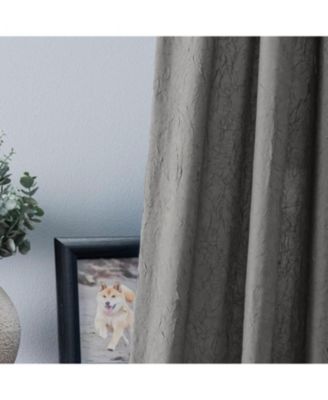 Portland Crushed Taffeta Rod Pocket Tailored Panel - 48" x Grey