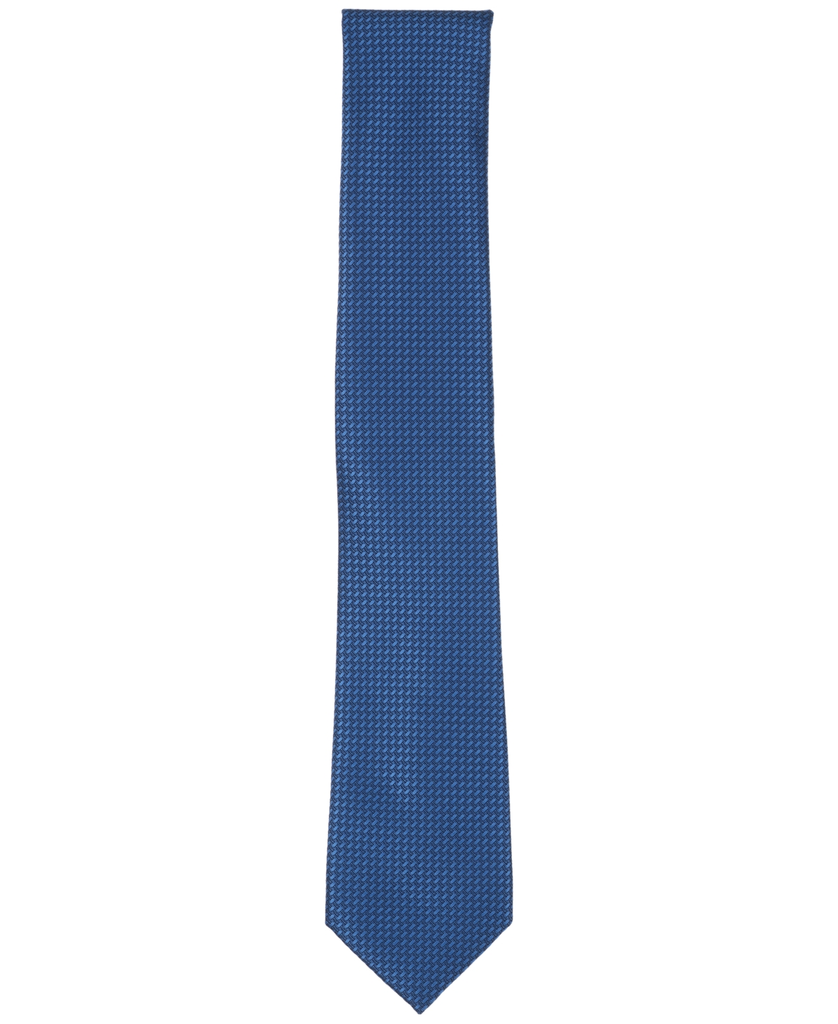 Alfani Men's Nebula Solid-pattern Tie, Macy's Exclusive In Blue