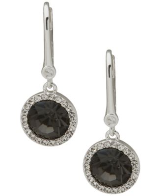 DKNY - Glass Crystal Stone Inlay Drop Earrings