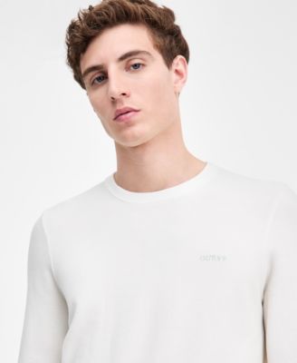 Men's Karim Piquet Stitched Crewneck Sweater