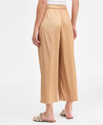 Women's Satin Pull-On Capri Pants, Macy's Exclusive