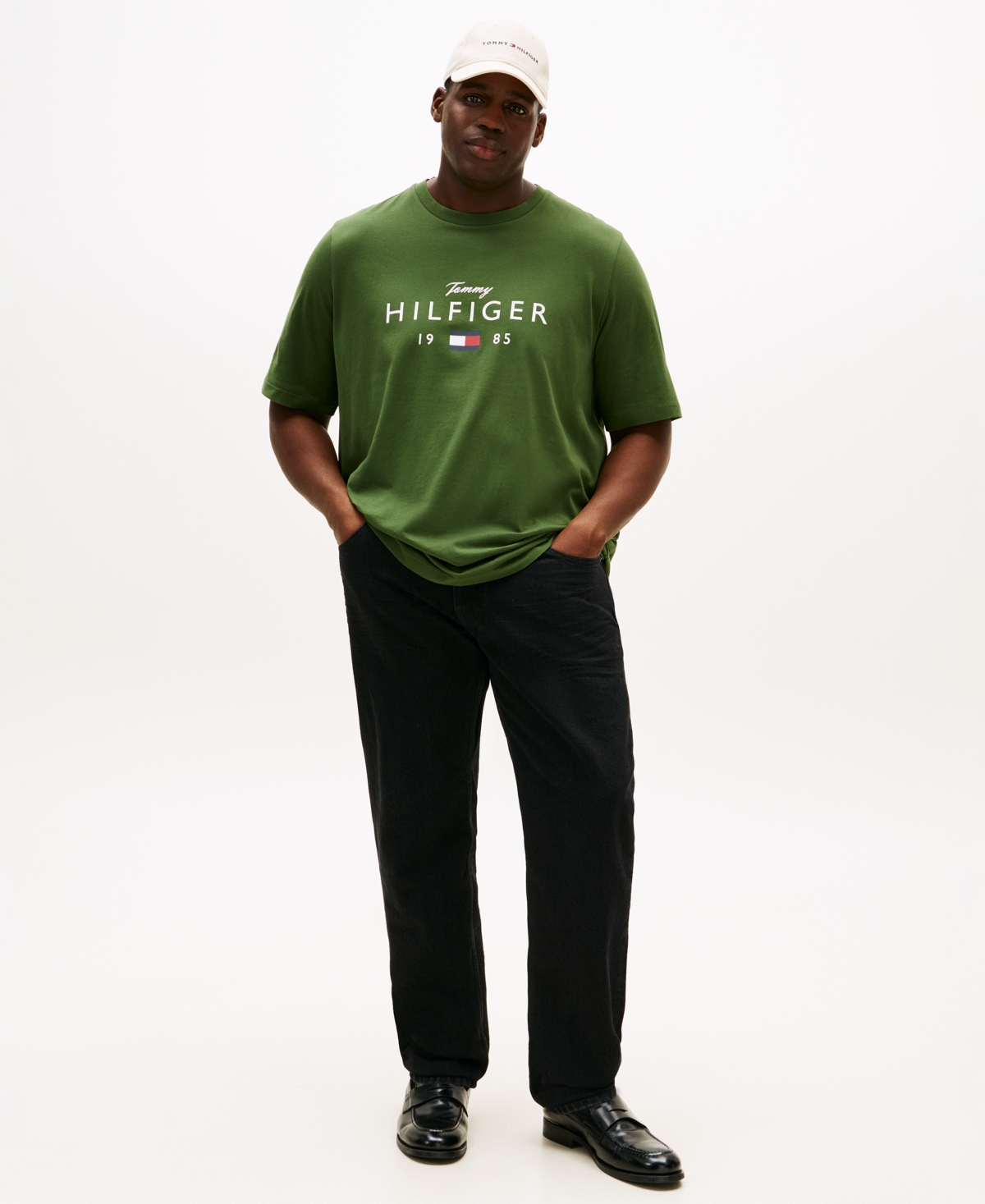 Tommy Hilfiger Men's Big & Tall Classic-fit T-shirt In Green