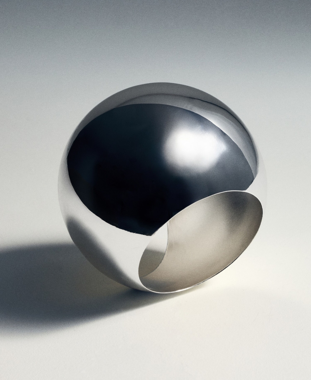 Mango Women's Stainless Steel Oval Rigid Bracelet