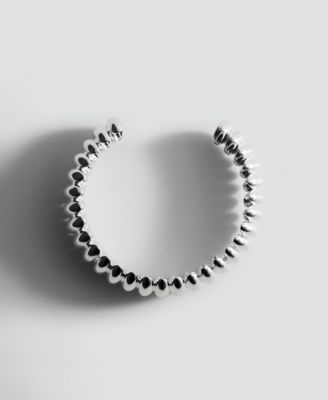 MANGO - Women's Embossed Rigid Choker Collar