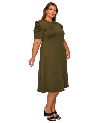 Plus Size Aleyna Flare Dress