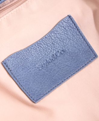 Stud Drawstring Shoulder Bag