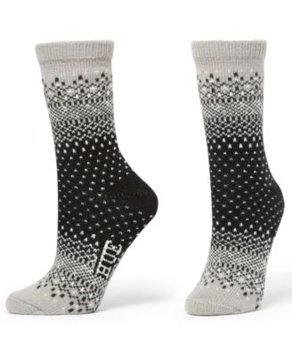 Women's 2-Pack Ombre Fair Isle Crew Socks