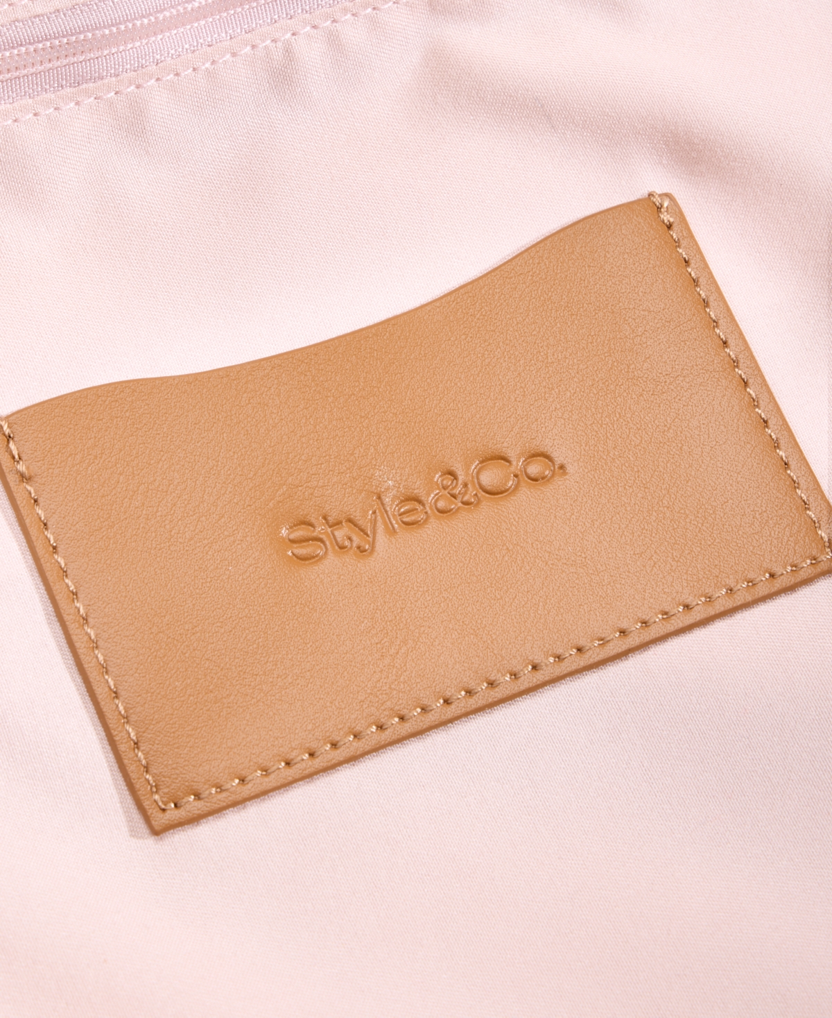 Style & Co Whip-stitch Medium Tote Bag, Exclusively Macy's In Brown