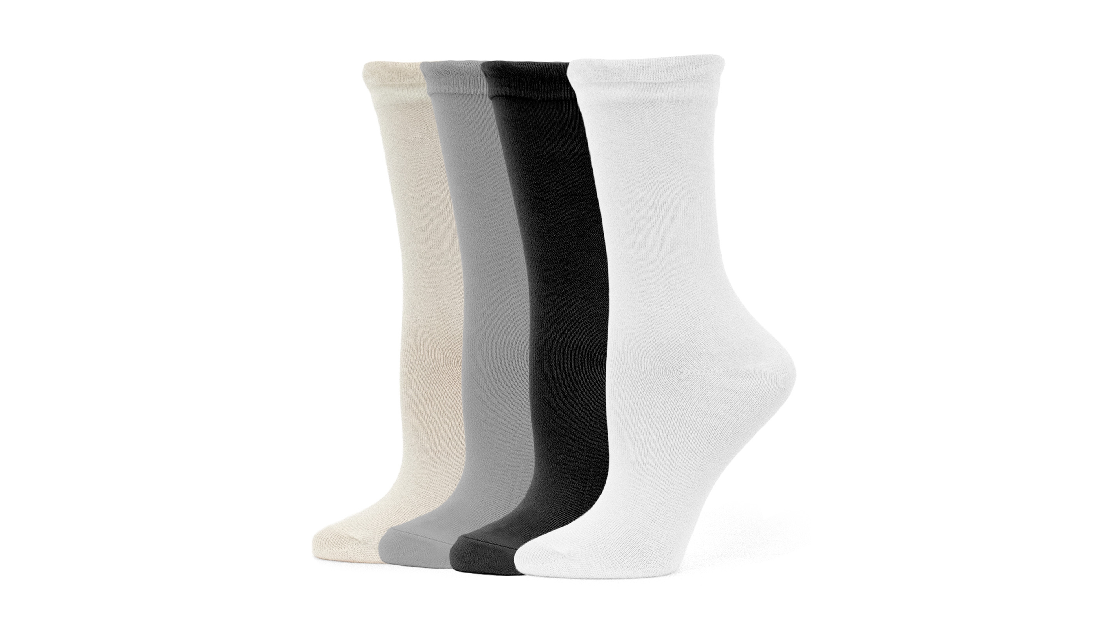 Hue Women's 4-Pack Femme Crew Socks
