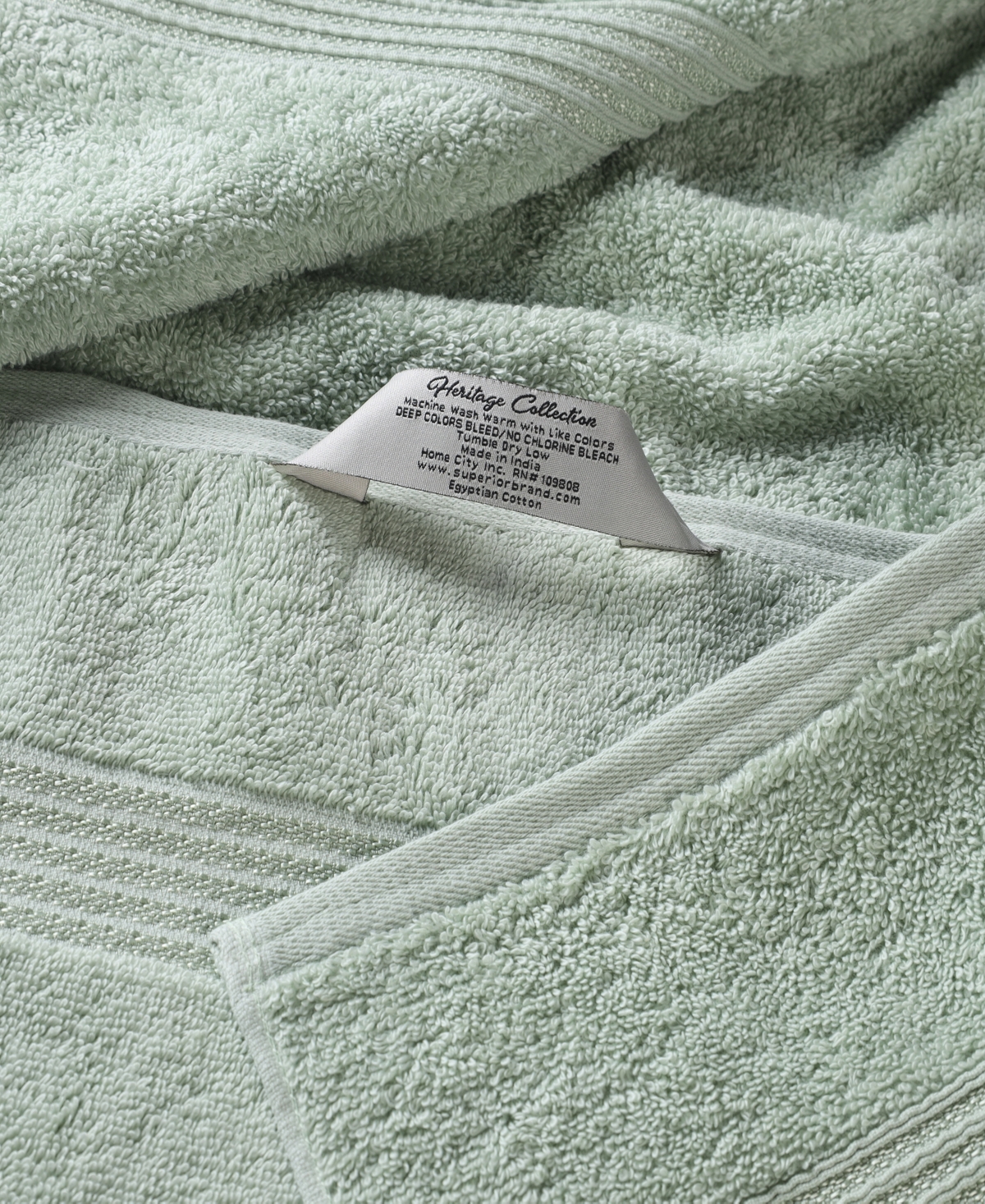 Superior Egyptian Cotton 9-pc. Towel Set In Green