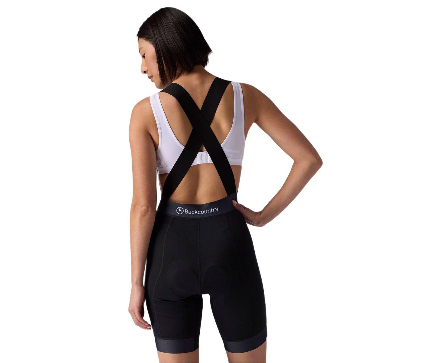 Женские шорты Backcountry Bike Bib Short Shorts Liners, цвет: Чёрный — фото 4