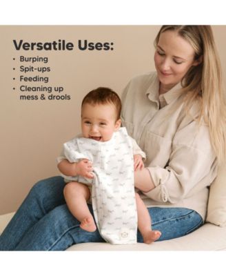 6pk Shea Baby Burp Cloths for Baby Boys and Girls, Burping Cloths for Babies, Newborn