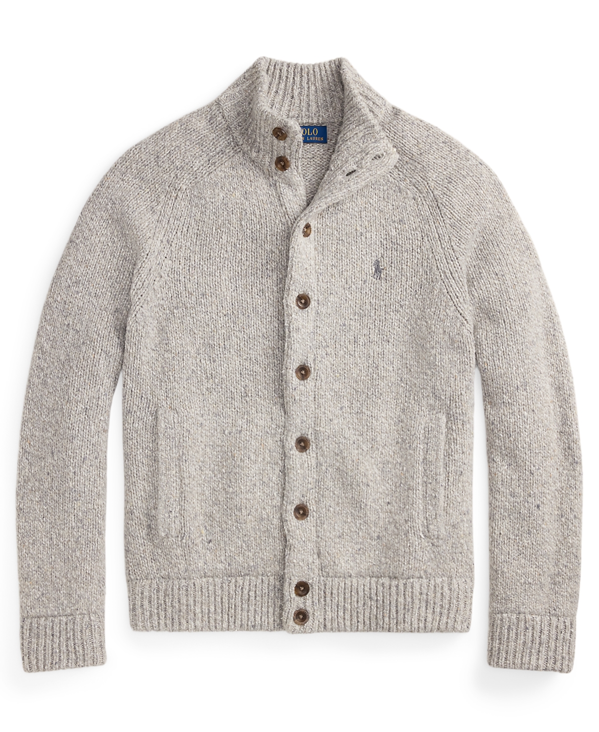 Polo Ralph Lauren Men's Donegal Mock Neck Cardigan