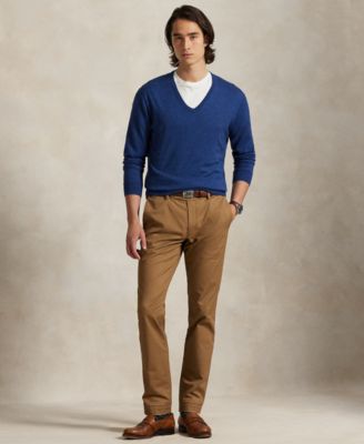 Men's Cotton V-Neck Sweater