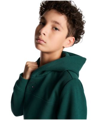 Big Boys Soft Essential Logo Embroidered Fleece Hoodie