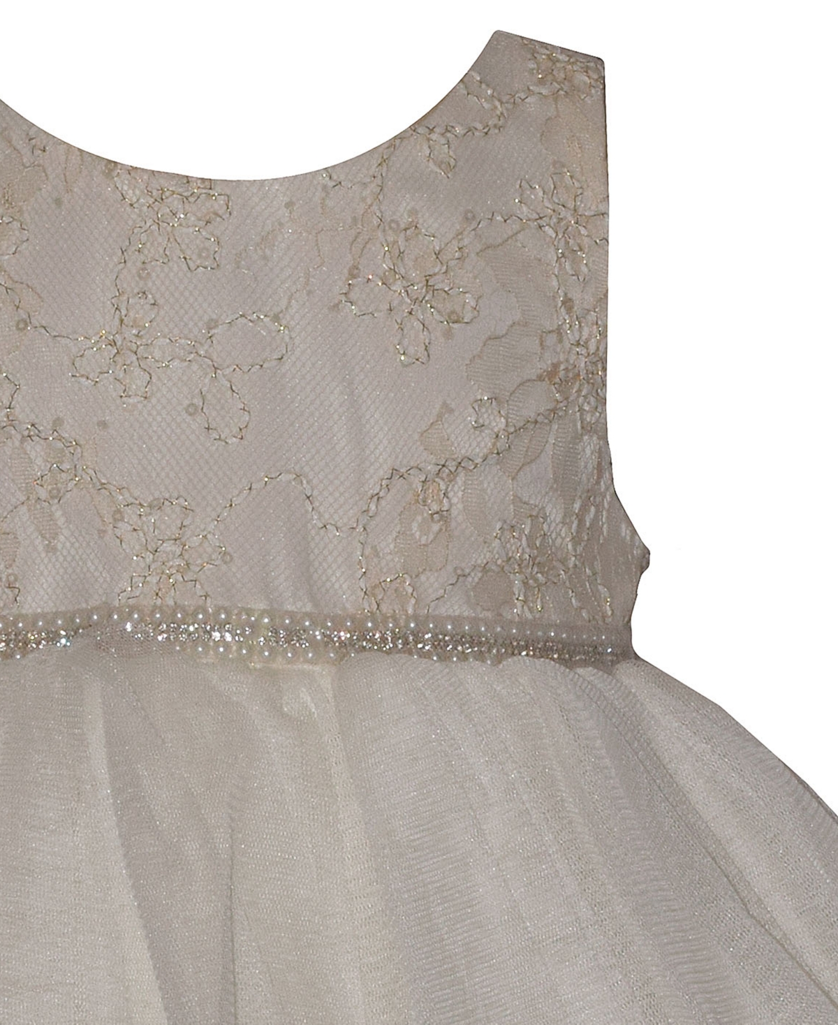 Bonnie Baby Girls Hanky Hem Sleeveless Party Dress