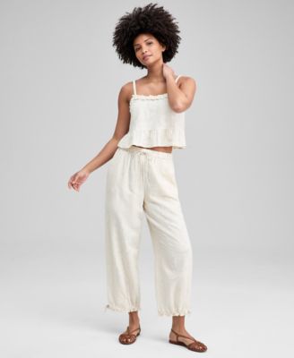 Women's Cotton Floral Jacquard Tank, Macy's Exclusive