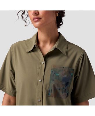 Women's Slickrock Short-Sleeve Button-Up Jersey Mountain Bike Top