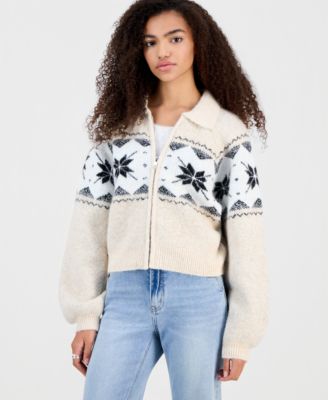 Women's Digital Detox Zip-Front Cardigan